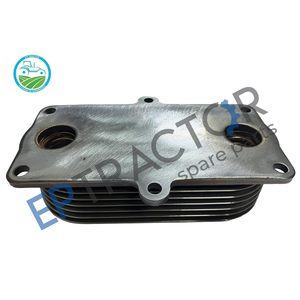 Refroidisseur d'huile moteur en fonte RE56690 compatible avec les tracteurs John Deere 6230, 6330, 6430, 7330 - Product Image 2