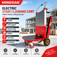 Chariot électrique pliable de 300 à 400 kg pour monter et descendre les escaliers, avec petites roues et chenilles, idéal pour le transport de marchandises en entrepôt