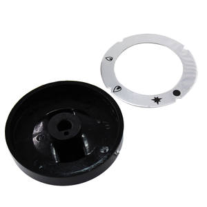 Manopola della valvola del <span class=keywords><strong>Gas</strong></span> <span class=keywords><strong>21S</strong></span>, stelo dell'inserto nero diametro 75mm 8mm - Product Image 5