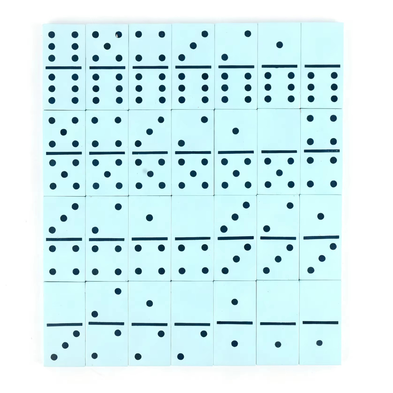 Wooden Domino Set for Kids Classic
