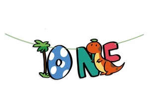 Drapeaux et bannières d'animaux pour fête thème Safari, Jungle, dessin animé Lion singe, girafe, banderole pour <span class=keywords><strong>joyeux</strong></span> <span class=keywords><strong>anniversaire</strong></span>, banderole de dinosaure - Product Image 6