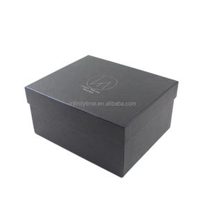 หรูหราไม้โลโก้ที่กำหนดเองหนัง PU ภายในของขวัญกล่องนาฬิกา - Product Image 3