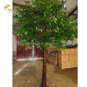 Prix d'usine NIKA Arbres artificiels de ficus banyan de 7,5 pieds Faux arbres artificiels pour la décoration de fête de <span class=keywords><strong>mariage</strong></span> - Product Image 4