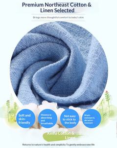 Shorts pour enfants en coton et <span class=keywords><strong>lin</strong></span> fins, taille mi-haute élastique, pour bébés garçons et filles, couleur unie, tendance - Product Image 6