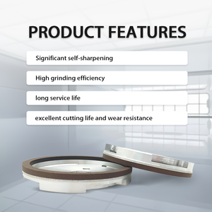 Meule à rectifier CBN, meules à rectifier en céramique et en résine pour lame de scie à bois dans l'industrie du papier de soie - Product Image 3