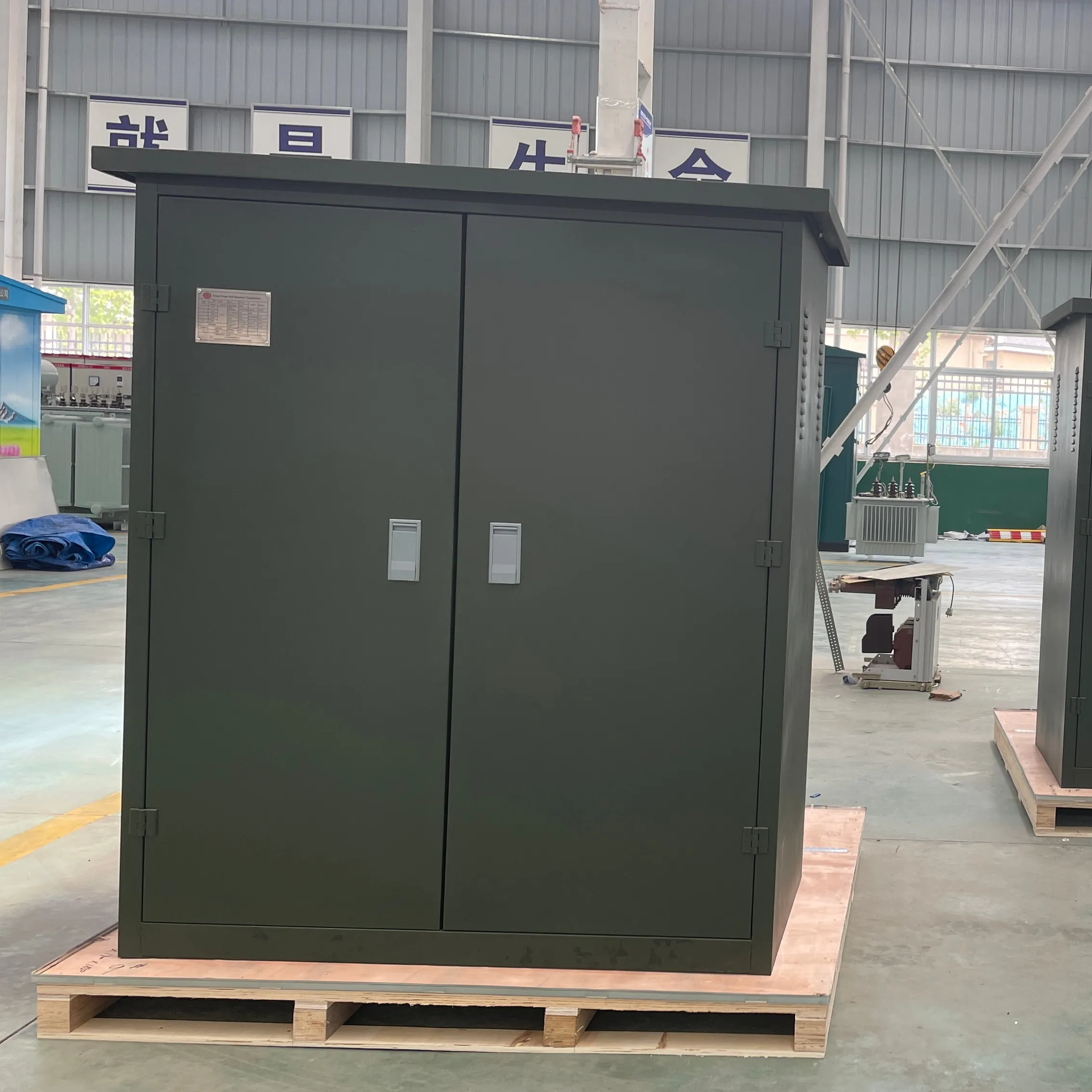 Case of MV prefabricated sub-station outdoor electrical power substation with IEC 61330 IP54 Origin From Xinghe
