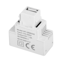 Netlink breveté Keystone prises murales USB prises chargeur d'alimentation pour tablettes et téléphones de charge