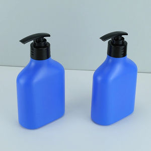 ขวดแชมพูพลาสติก HDPE ขนาด250มล. ขวดล้างมือสำหรับเด็กทารกสีฟ้าขวดครีมโลชั่นขนาด8ออนซ์พร้อมปั๊มสีดำ - Product Image 2