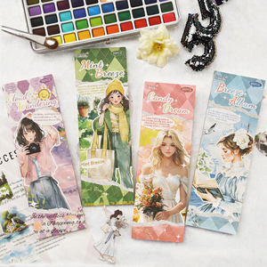 20 <b>Sheets</b>/pack Cartoon Pattern Lightweight Paper <b>Stickers</b> for Kids DIY Journal <b>Sticker</b> Book PET Material Die Cutting Printing - Product Image 3