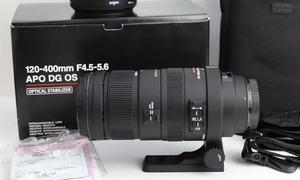 เลนส์ซูมซูเปอร์เทเลโฟโต้ Nikon F Mount ฟูลเฟรม รุ่น Sigma 120-400mm f/4.5-5.6 APO DG OS HSM มือสอง - Product Image 3