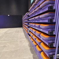Ventes directes d'usine de chaises de tribune d'activité télescopiques pliantes électriques chaises de stade chaises d'auditorium chaises de théâtre
