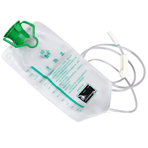 Clear Intestinal Irrigation Bag 1200ml Soft PVC One Time Use Colon Cleanser For Bowel Cleansing Rectal Cleaning - Product Image 5