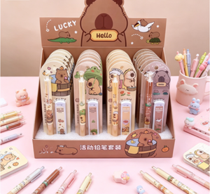 Juego de Lápices Mecánicos de Plástico <span class=keywords><strong>Sario</strong></span> Japan, 0.5 y 0.7 mm, Kawaii, Regalo de Papelería para Estudiantes, Juego de Recambios de Mina Portátiles - Product Image 1