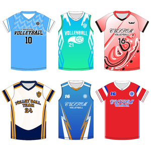Vêtements de sport personnalisés Nouveau design Maillot de volley-ball Chemise de volley-ball sans manches en gros Ensembles imprimés respirants Volley-ball unisexe - Product Image 4