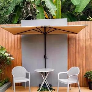 Base Moderna <span class=keywords><strong>para</strong></span> Sombrilla Rectangular de Tamaño Mediano, <span class=keywords><strong>para</strong></span> Exteriores, con Poste de Aluminio, <span class=keywords><strong>para</strong></span> Patio, en Poliéster - Product Image 5