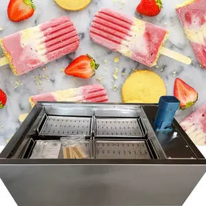 4 khuôn mẫu thương mại tự động Kem khuôn Pop trái cây Popsicle Maker/Ice Lolly Máy Làm/Ice Popsicle máy