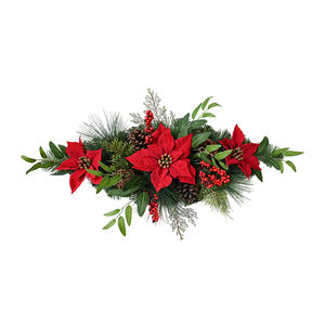 Árbol de pared de Navidad personalizado, Swag de Navidad decorativo en forma de lágrima, decoraciones para el hogar, Swag Artificial - Product Image 2