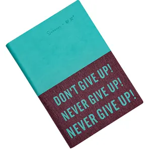 factory price 2022 Inspirational Motivational Notebook inspirational A5 Planners and Notebooks Agenda Planner PU Leather Agenda