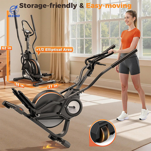 Cyclette Ellittica Manuale Magnetica da Interno con Display LED, Volano da 7KG e Design Resistente - Product Image 3