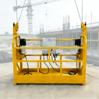 Plateforme d'accès suspendue électrique haute sécurité, capacité de charge 630 kg, gondole de construction, nettoyage de vitres, peinture de façade