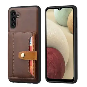 Hochwertige Brieftasche Rückseite Handy hülle mit Karten halter für Samsung Galaxy A13 33 53 5G Handy hülle