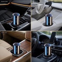 Diffuseur d'arômes pour voiture 50ml, nébuliseur USB Type-C, LED RGB, portable, pour porte-gobelet, désodorisant