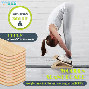 SeeMore Sélection Exercice Squat Physiothérapie Mollet Étirement Réglable Portable Inclinaison En Bois Planche Inclinée - Product Image 5