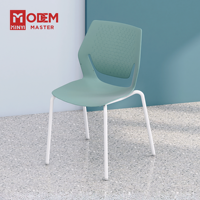 Chaise de bureau MINYI LUCE en acier PP robuste, vente en gros, durable pour les négociations commerciales, le bureau, l'école, l'hôtel