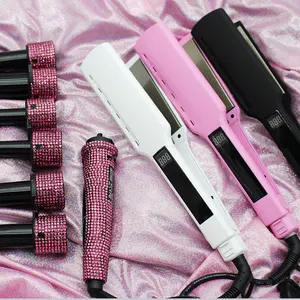 Professional Rechargeable Hair Straightener Custom 2 Heating Settings Flat Iron Ceramic Fast Hair Straightener