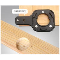 Charnière de 35mm Scie cloche en plastique ABS Guide de perçage pour meubles d'armoire Charnières dissimulées Installation Outils de menuiserie