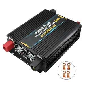 Basse fréquence 12V à 24V Booster convertisseur de puissance cc grand camion transformateur de haute qualité automobile voiture onduleur