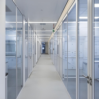 EI 60 EI 90 Système de cloison de séparation en verre résistant au feu Fabrication sur mesure Services OEM ODM disponibles