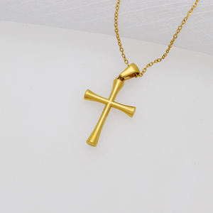 <span class=keywords><strong>16</strong></span> Năm Kinh Nghiệm Tùy Chỉnh Thép Không Gỉ Vàng-Mạ Chữ Thập Mặt Dây Chuyền Đồ Trang Sức Tôn Giáo Dây Chuyền Cho Nam Giới Và Phụ Nữ - Product Image 5