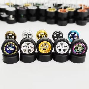 1:64 Chrome <strong>Wheels</strong> 10mm Scale Model Diecast Cars Bearing 12mm Rubber <strong>Wheels</strong> and Tires Elite 9.8mm 1/64 <strong>Hot</strong> Sale <strong>Wheels</strong> <strong>Diorama</strong> - Product Image 2