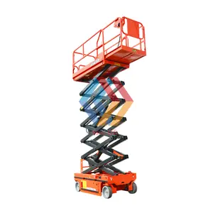 Aerial Work Platform 3~14m 6m 8m 10m Mobile Scissor Lift Platform Hydraulic Electric Man Lift With CE