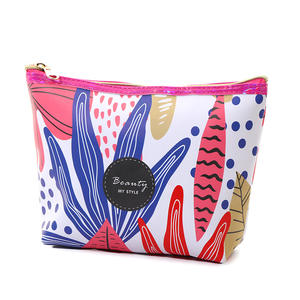 升华印花PU学生青少年女孩铅笔储物袋旅行离合器女化妆包女士化妆包洗脸袋 - Product Image 1