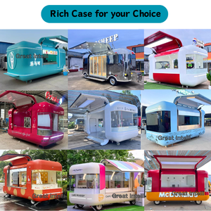 Great Intelli Wholesale Customized Full Kitchen Mobile Restaurant <b>Trailer</b> Hotdog Van Churros Cart for Winery Use <b>Food</b> Trucks - Product Image 2