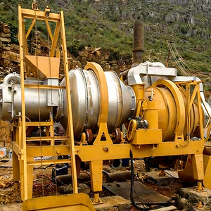 Machine de mélange d'asphalte à faible coût de production Usine de mélange d'asphalte mobile Petite mini usine de mélange de béton de bitume - Product Image 1