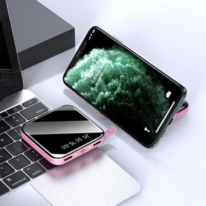 แบตสำรอง ZJI Mini ความจุ 10000mAh ช่องเสียบ USB 2 ช่อง พกพาสะดวก ชาร์จเร็ว รองรับ Micro USB และ Type C พร้อมหน้าจอแสดงผลดิจิตอล ไฟฉาย LED  OEM - Product Image 2