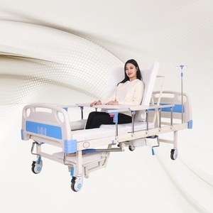 Lit médical manuel Baoxin à courbure complète en acier inoxydable pour personnes âgées, handicapées, usage à domicile - Product Image 2