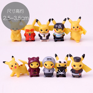 Vendita calda 10 stili Anime Cartoon PVC Mini 5cm 3D Pokemoned Capsule Figure per distributore automatico - Product Image 6