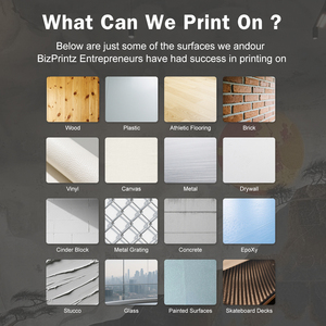 Bizprintz Tự Động UV 3D Tường Máy In Điều Kiện Mới Robot Sơn Máy Cho Trong Nhà Tường Thẳng Đứng Bảng Điều Chỉnh Bức Tranh Tường Máy In Phun - Product Image 4