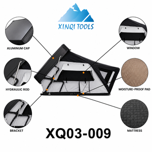 Carpa de Techo Rígida con Camuflaje XQ para 3-4 Personas, 4 Estaciones, Carcasa de Aluminio con Estructura de Panal, Impermeable, Apertura Automática Rápida, Alemana - Product Image 2