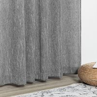 Tissu de rideau en lin transparent en promotion, largeur 300 cm, 100 % polyester pour salon, chambre à coucher, textile de maison