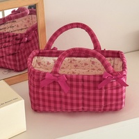 Panier Cadeau Nouveau-né Multifonctionnel Portable en Coton avec Nœud, Grande Capacité, Sans Peluches, Idéal pour le Rangement - Meilleures Ventes