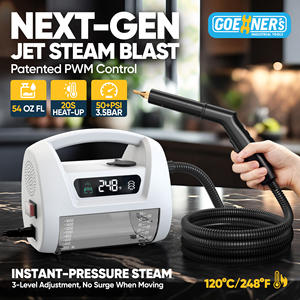 248 ° F/120 °   Nettoyeur Vapeur Portable Professionnel Haute Pression 3,5 bars 54oz/1600ml pour Voiture, à Main, Haute Température - Product Image 1