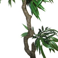 CHUANGFA Arbre de saule artificiel en plastique de 180 cm - Décoration de plantes écologique pour l'extérieur et l'intérieur