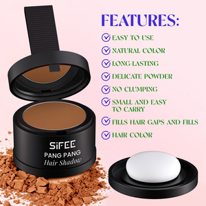 Poudre capillaire SIFEE à succès : Couvre instantanément les racines grises, poudre d'ombrage avec applicateur, maquillage capillaire résistant à la transpiration - Product Image 5