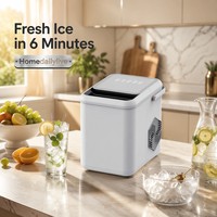 Machine à glaçons professionnelle portable électrique de comptoir pour la fabrication rapide de glaçons domestiques à dissolution lente – Vente en gros