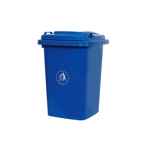 Recyclable Waste Sorting <b>Bin</b> 50L With Lid Rectangular Indoor Outdoor Use For Office Commercial Hotel Home Kitchen Storage - Product Image 1